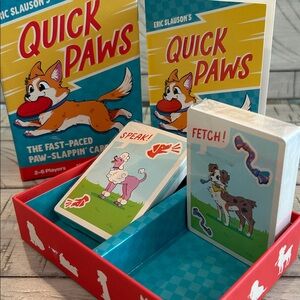 New Quick Paws Fast Paced Card Game Paw Slappin’ Fun For The whole Family Age 8+